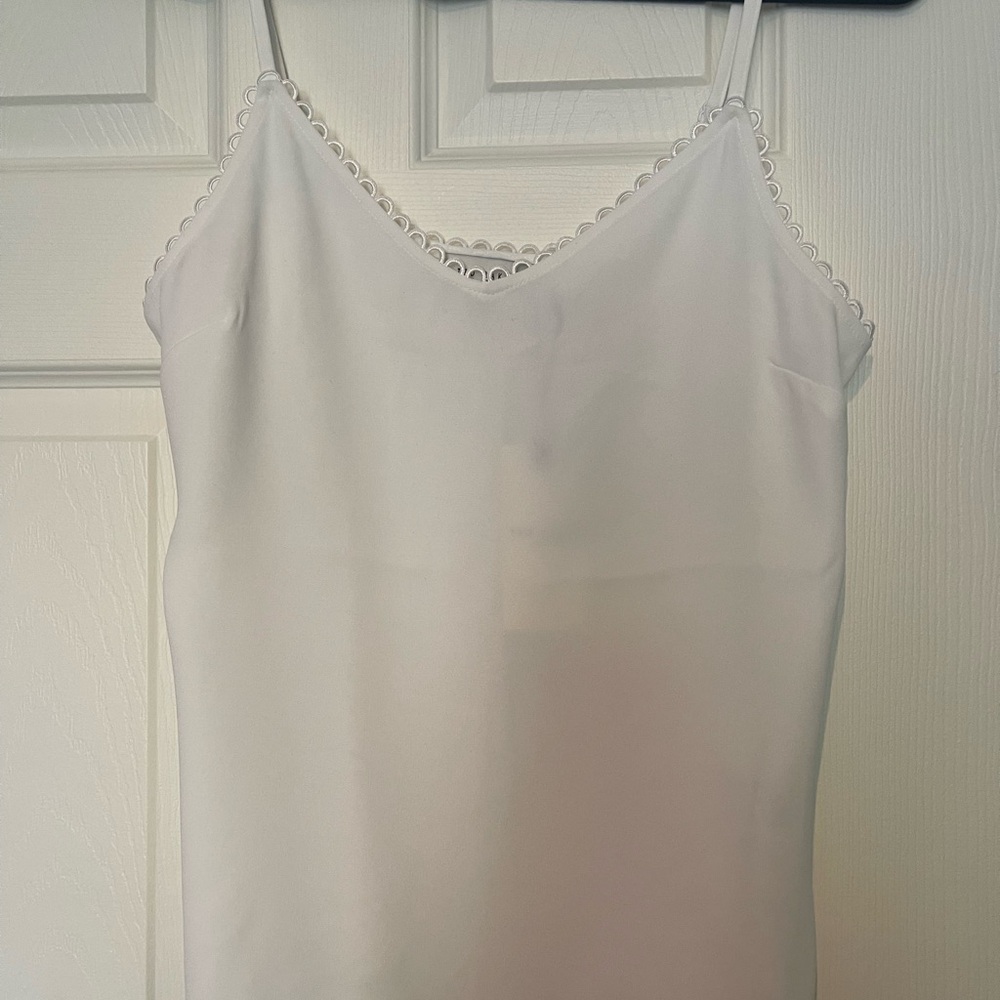 Ted Baker White Fitted Sleeveless Camisole